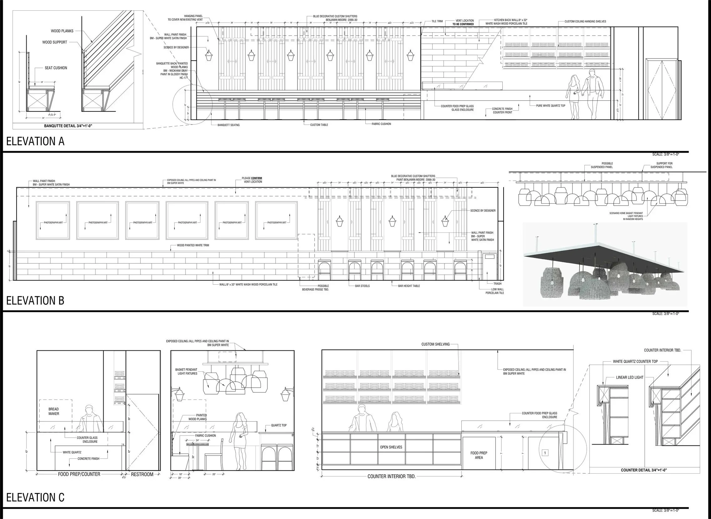 Restaurant Detail Elevations Process
