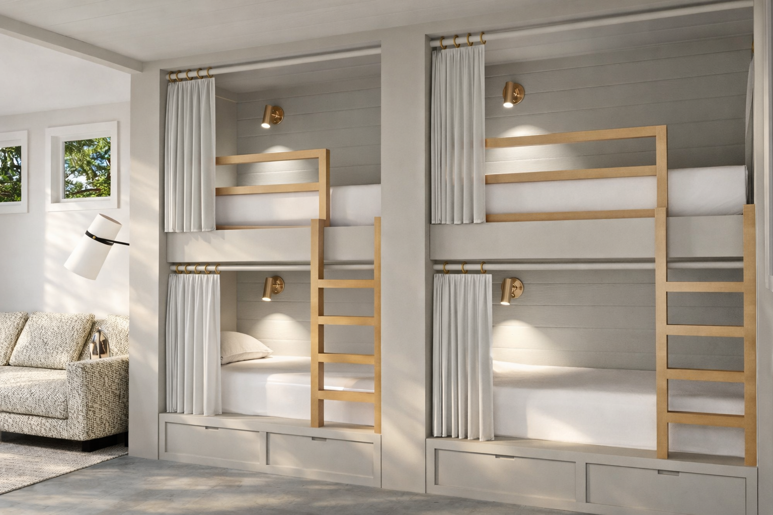 Lake House | Custom Bunk Bed | Design Proposal