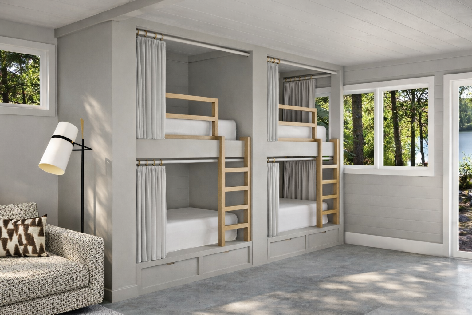 Lake House | Custom Bunk Bed | Design Proposal