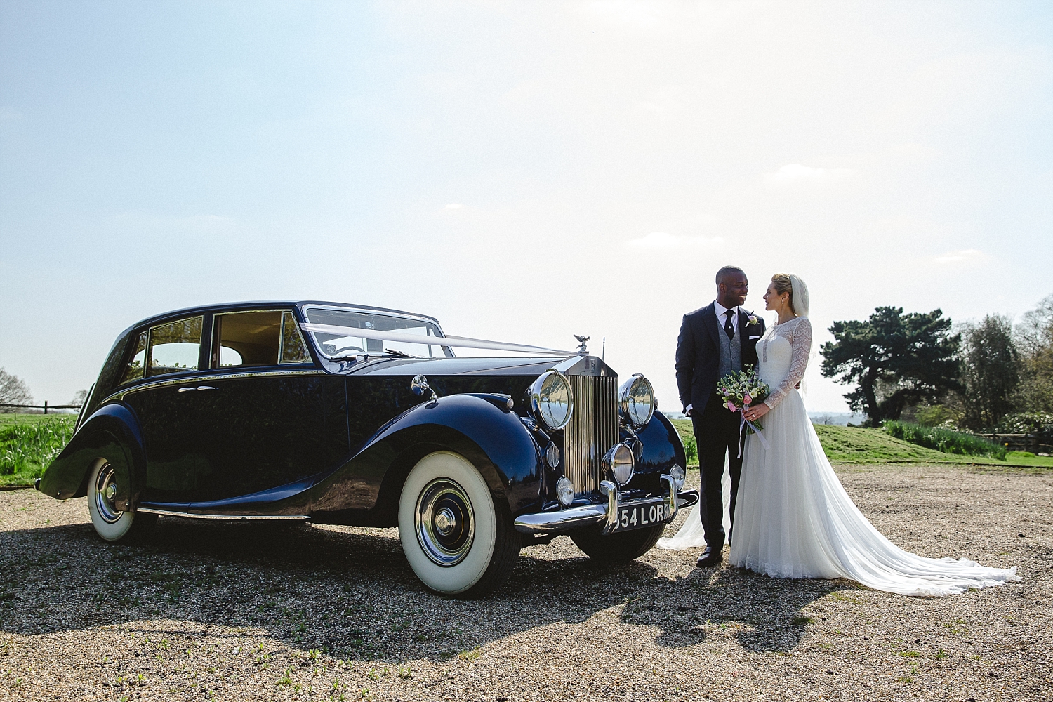 Gaynes Park Wedding - Essex Wedding Photographer - Wedding Car