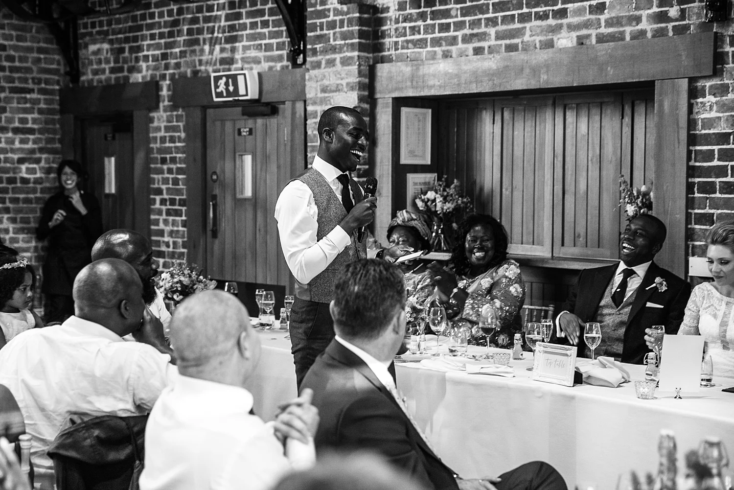 Gaynes Park Wedding - Essex Wedding Photographer - Best Man Speech