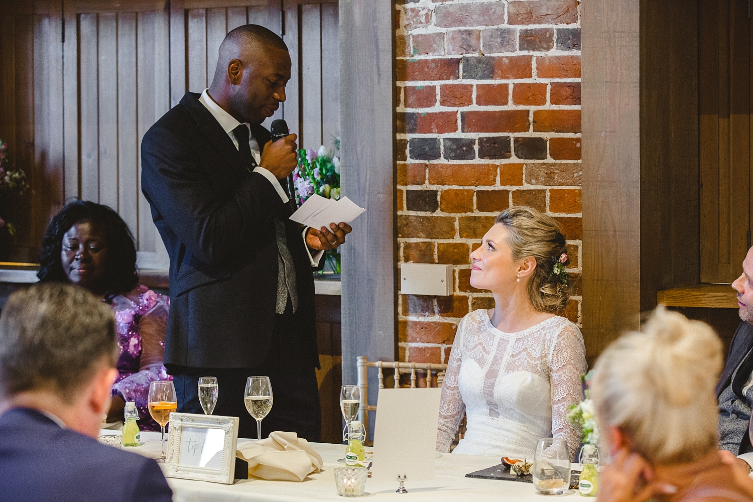 Gaynes Park Wedding - Essex Wedding Photographer - Groom's Speech