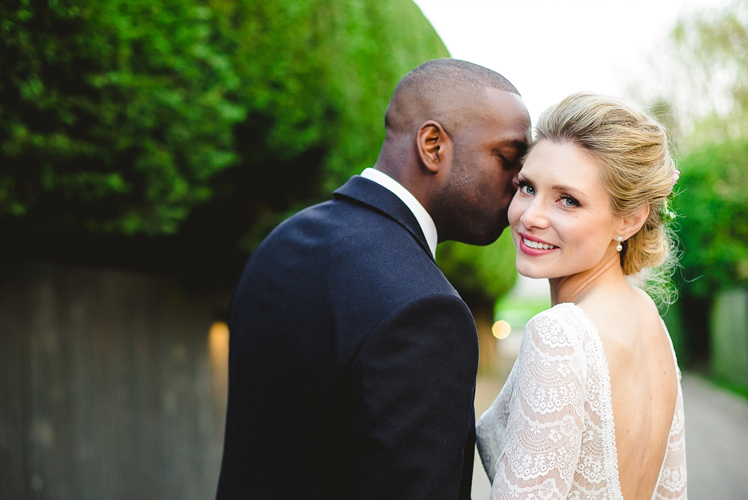 Gaynes Park Wedding Photographer - Portrait at Sunset