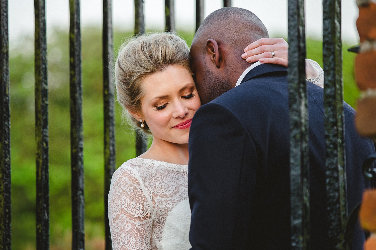 Gaynes Park Wedding - Portrait at Sunset