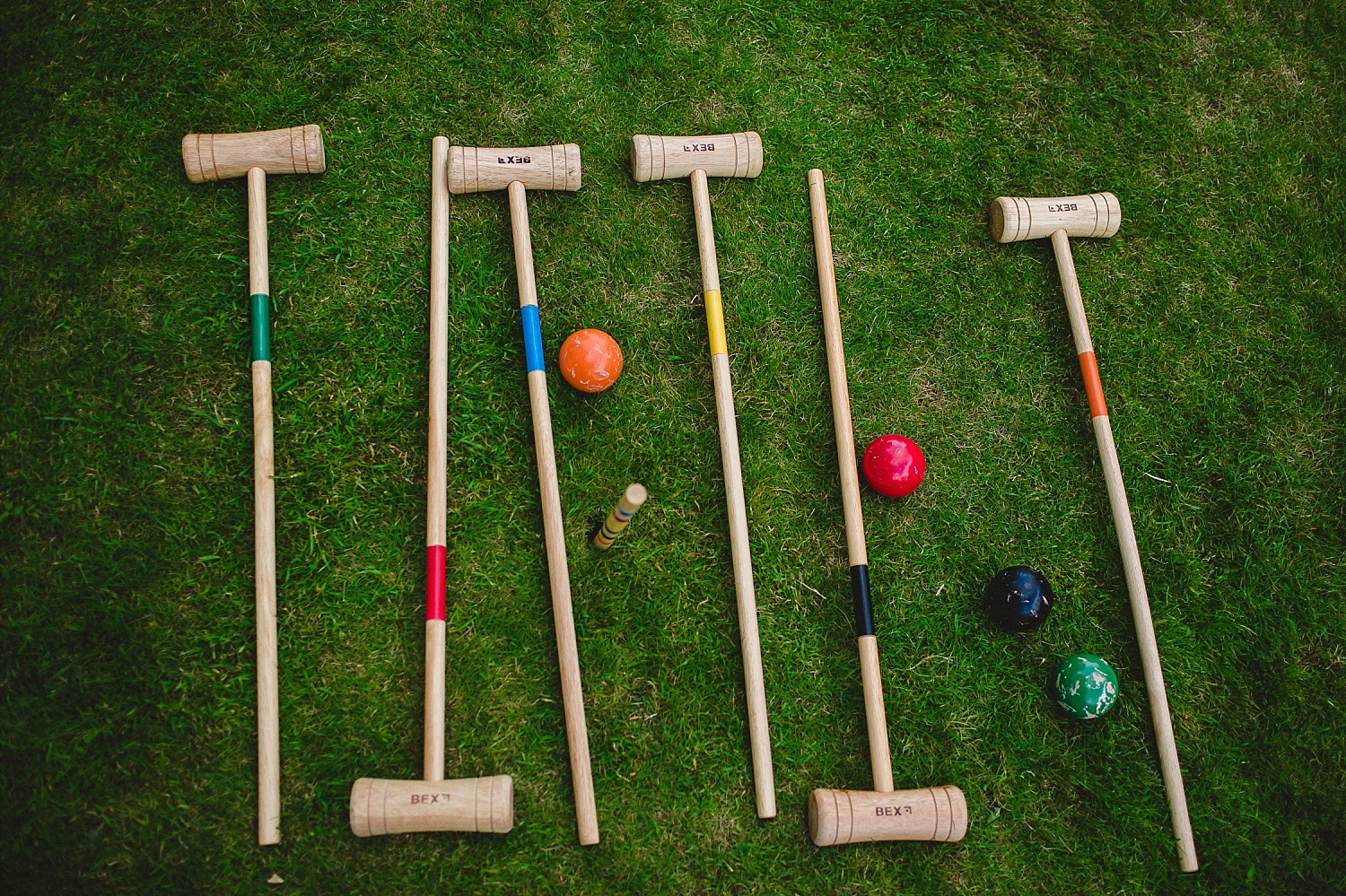 Gosfield Hall Wedding Photographer - Croquet Set