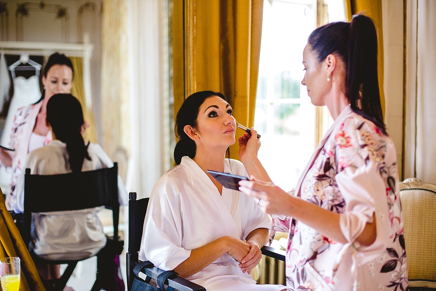 Gosfield Hall Wedding Bridal Preparations