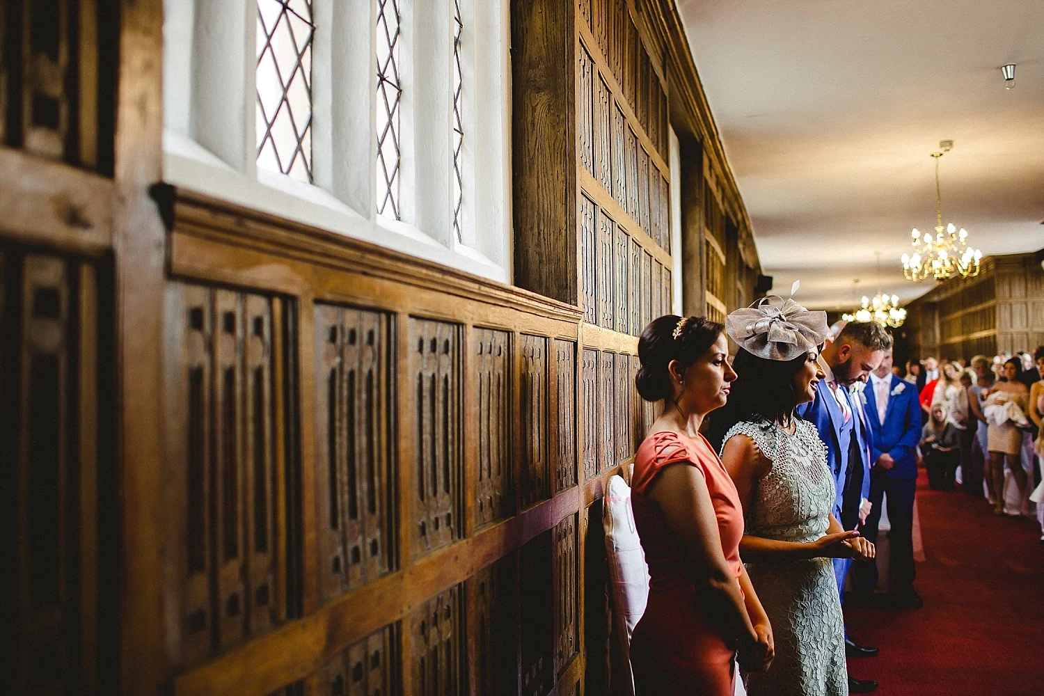 Gosfield Hall Wedding Photographer - Ceremony Room