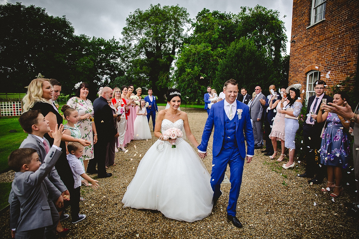 Essex Wedding Photographer - Gosfield Hall Wedding - Confetti