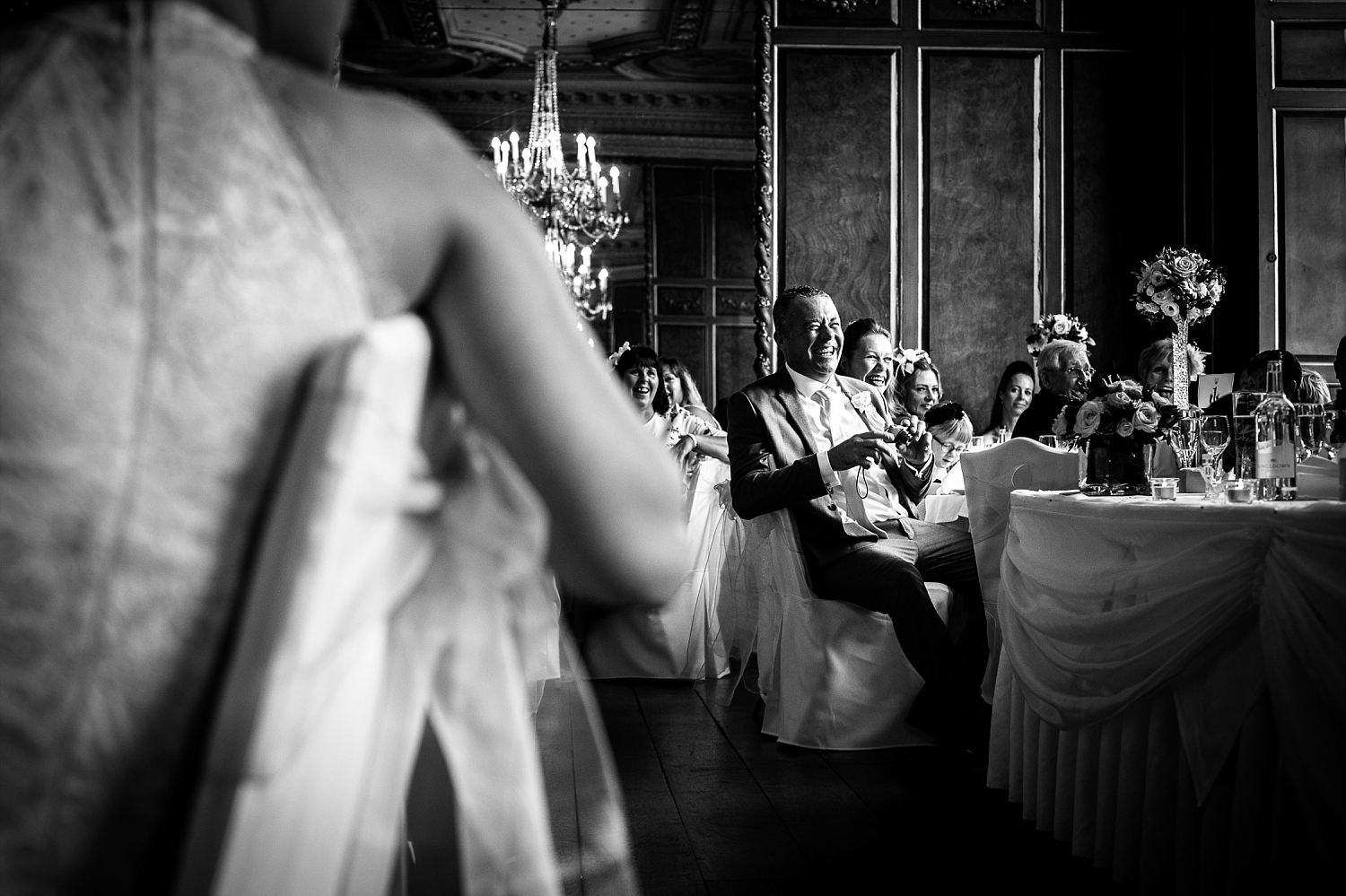Gosfield Hall Essex Wedding Photography - Groom's Speech