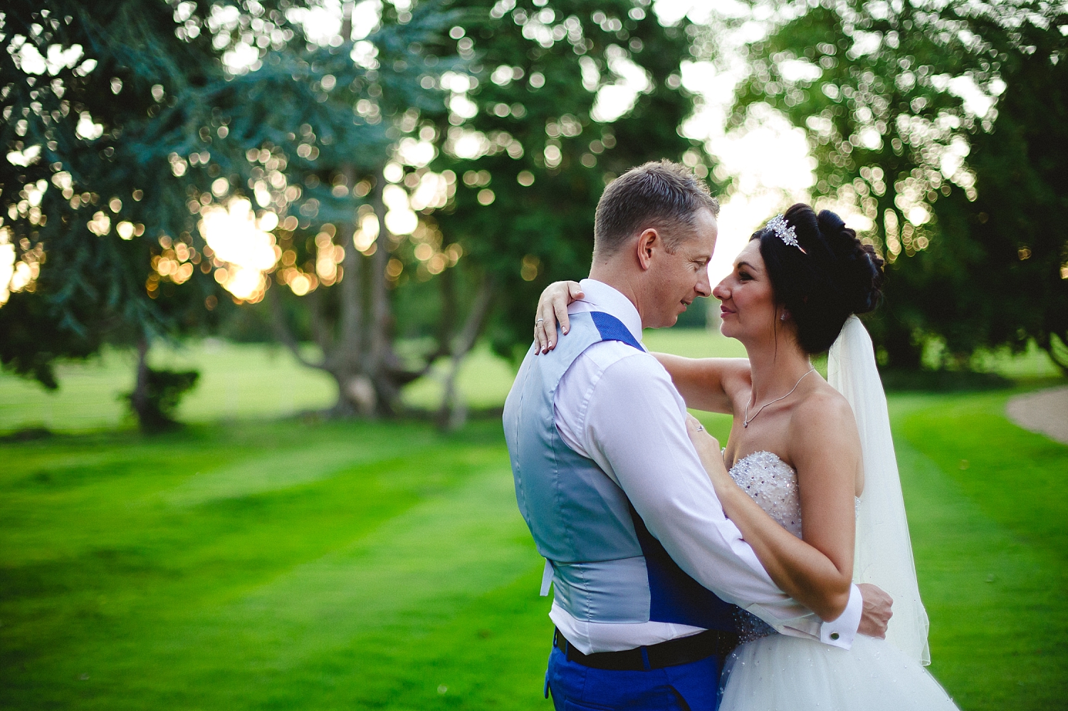 Gosfield Hall Wedding - Portraits at Sunset