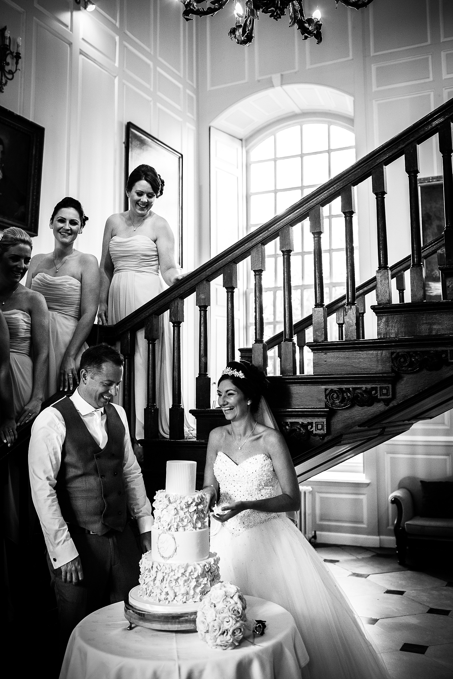 Gosfield Hall Wedding - Cake Cutting