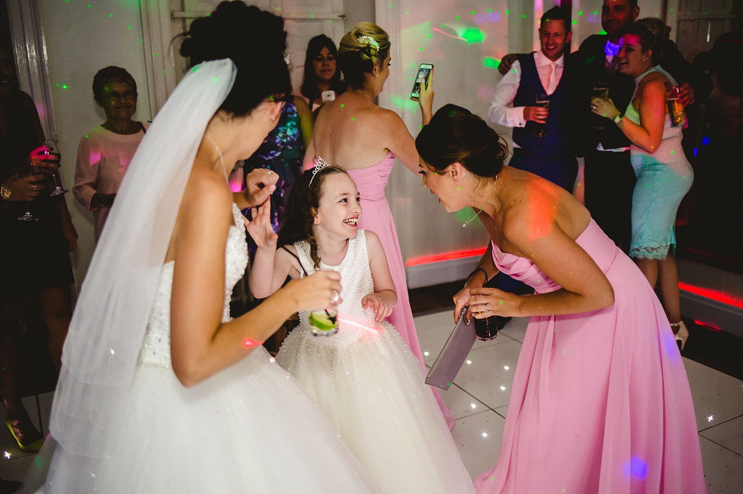 Gosfield Hall Wedding - Guests on the Dancefloor