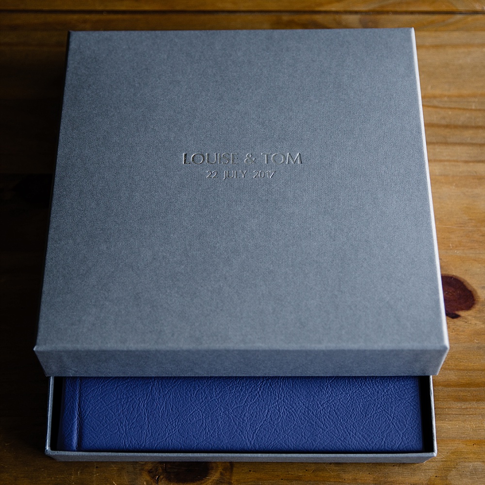 Wedding Album in Grey Box