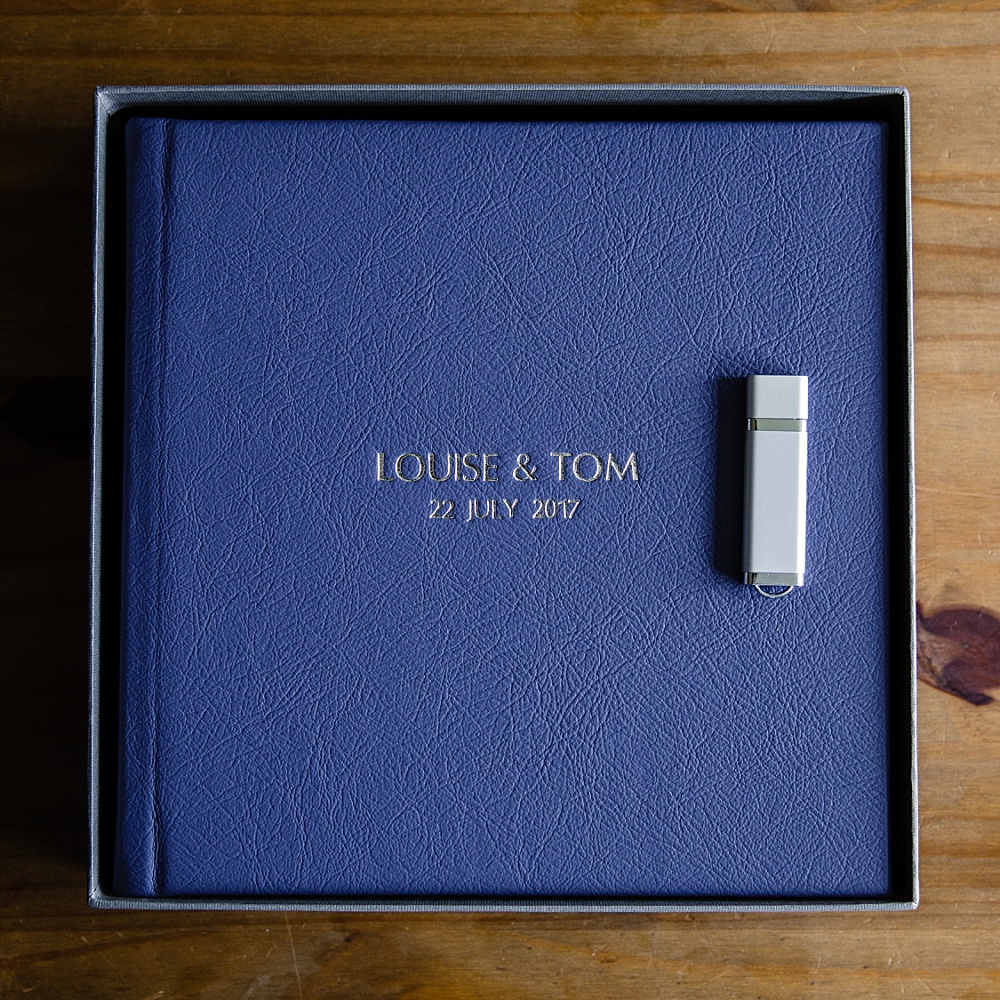 Wedding Album with USB in Grey Box