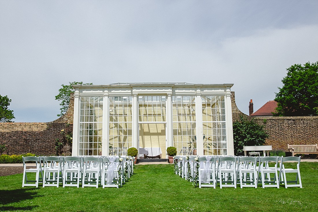 Langtons House Wedding Photographer - Outdoor Ceremony 