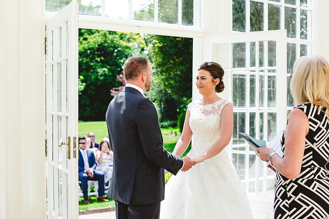 Langtons House Essex Wedding Photographer - Outdoor Ceremony