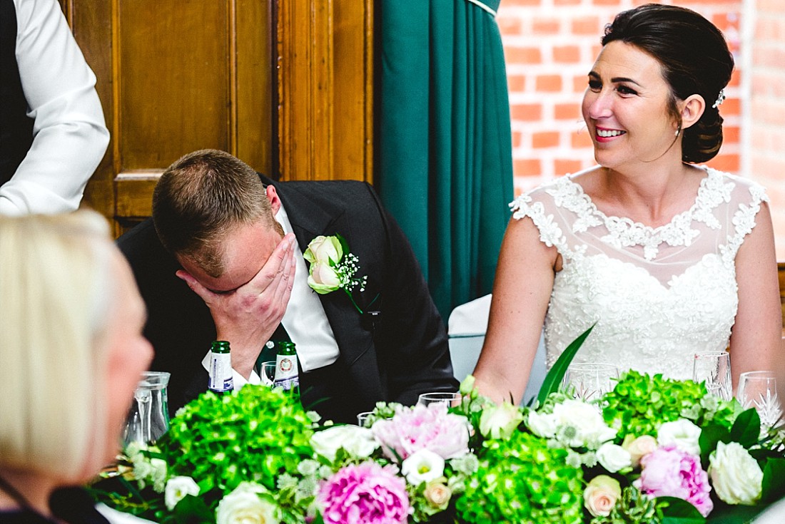 Langtons House Essex Wedding Photographer - Emotional Speeches