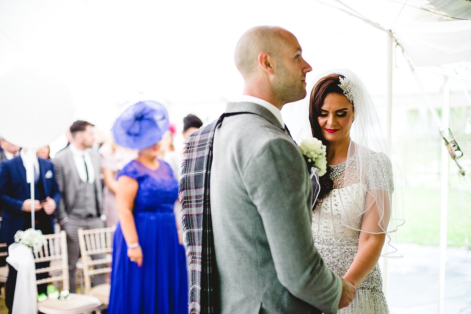 Houchins Essex Wedding - Outdoor Ceremony