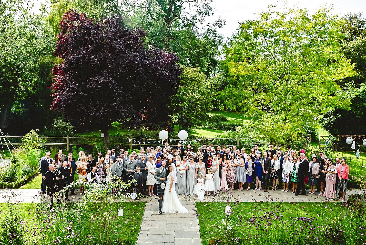 Houchins Essex Wedding Photographer - Group Shot
