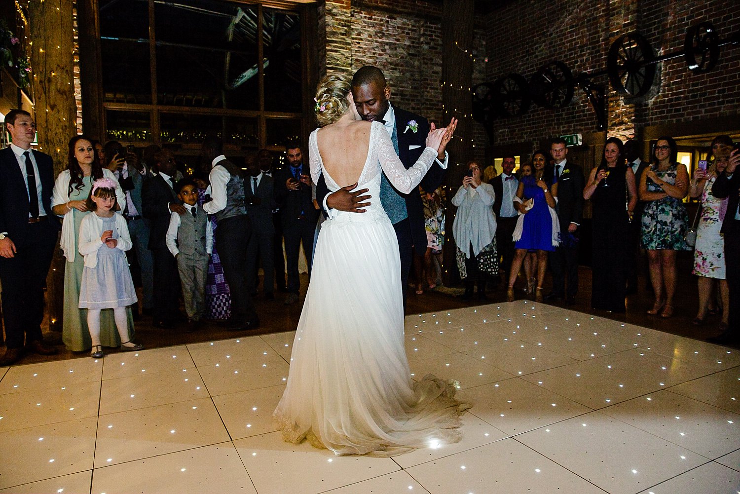 Gaynes Park Wedding Photographer First Dance