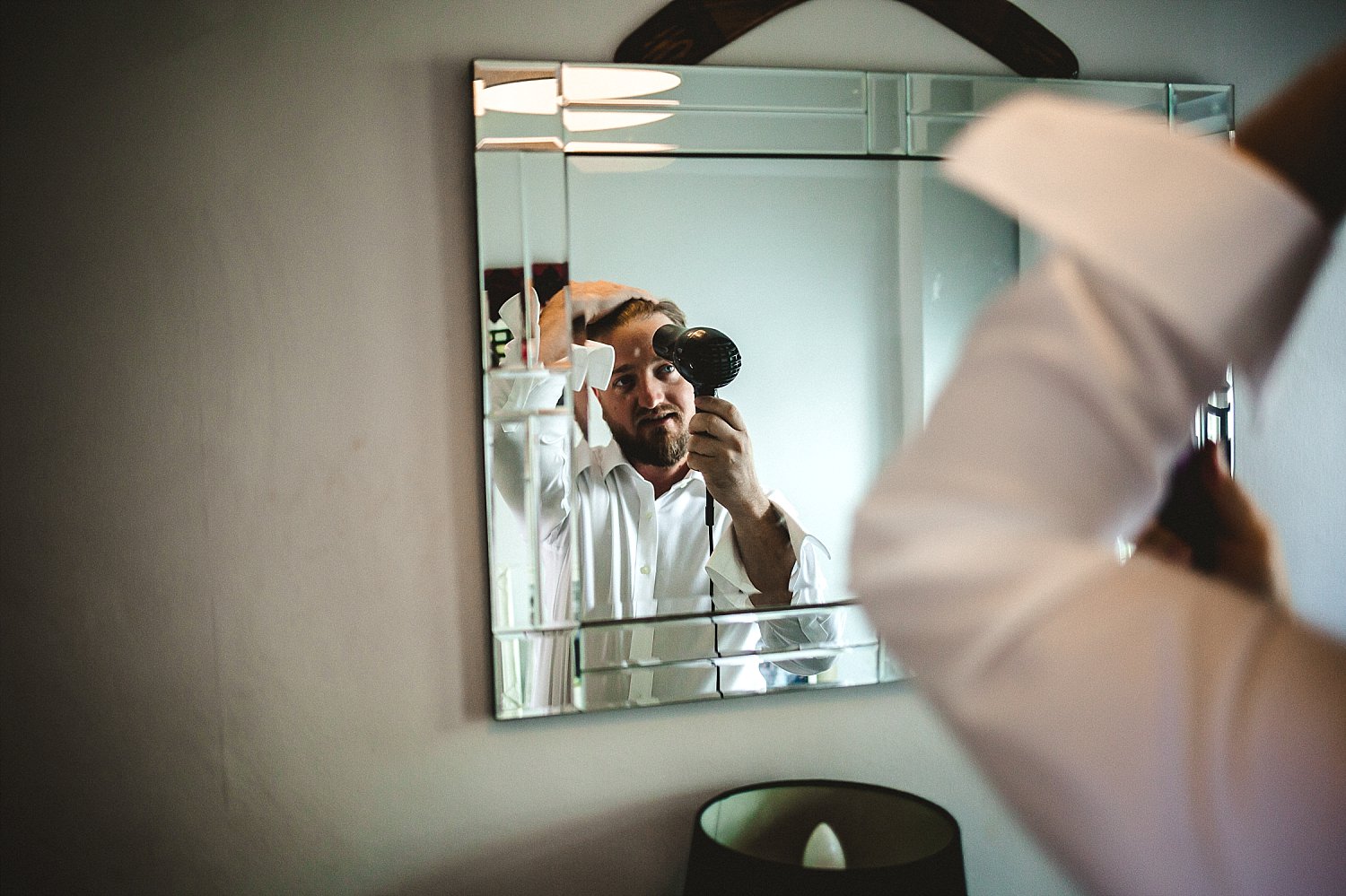 Moor Hall Wedding Photographer - Groom preparations