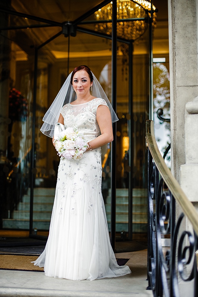 The Langham Hotel London Wedding - Bridal Portrait