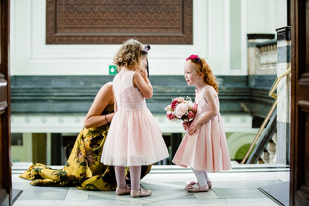 Islington Town Hall Wedding Photographer - Flower girls