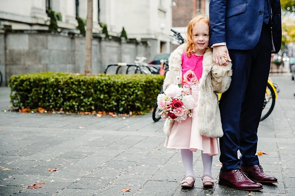 Islington Town Hall Wedding - Flower girl