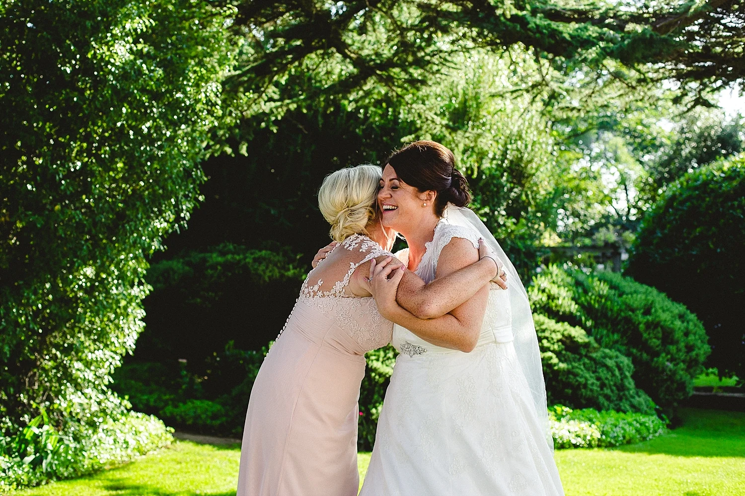 Moor Hall Wedding Photographer - Bride and Sister