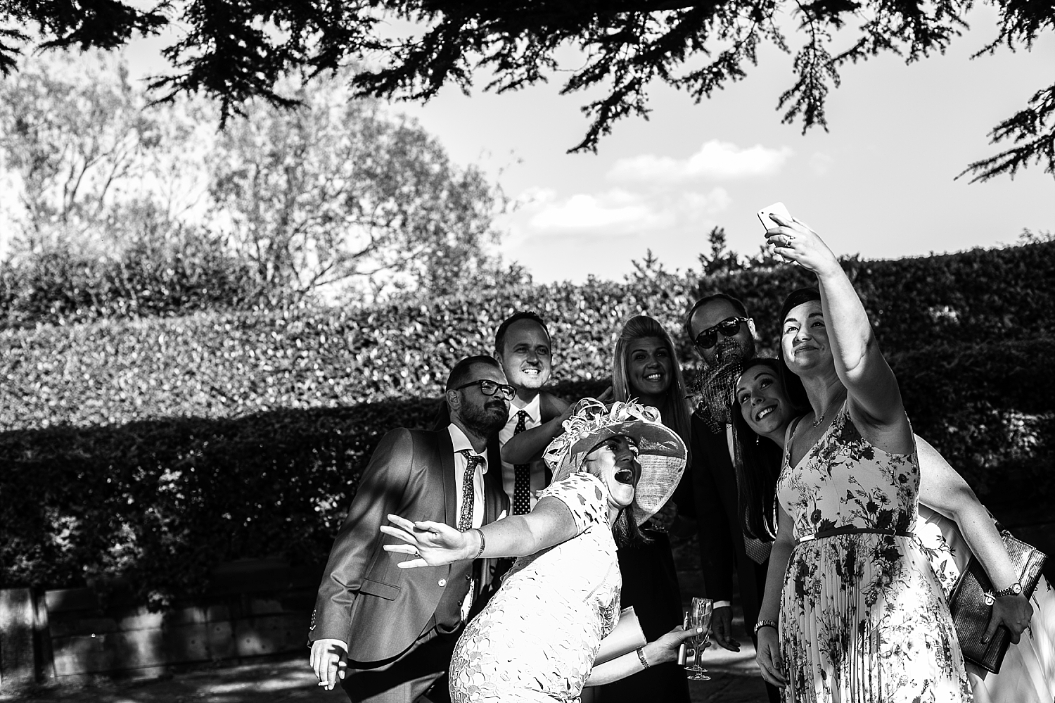 Moor Hall Wedding Photographer - Candid of guests during the reception