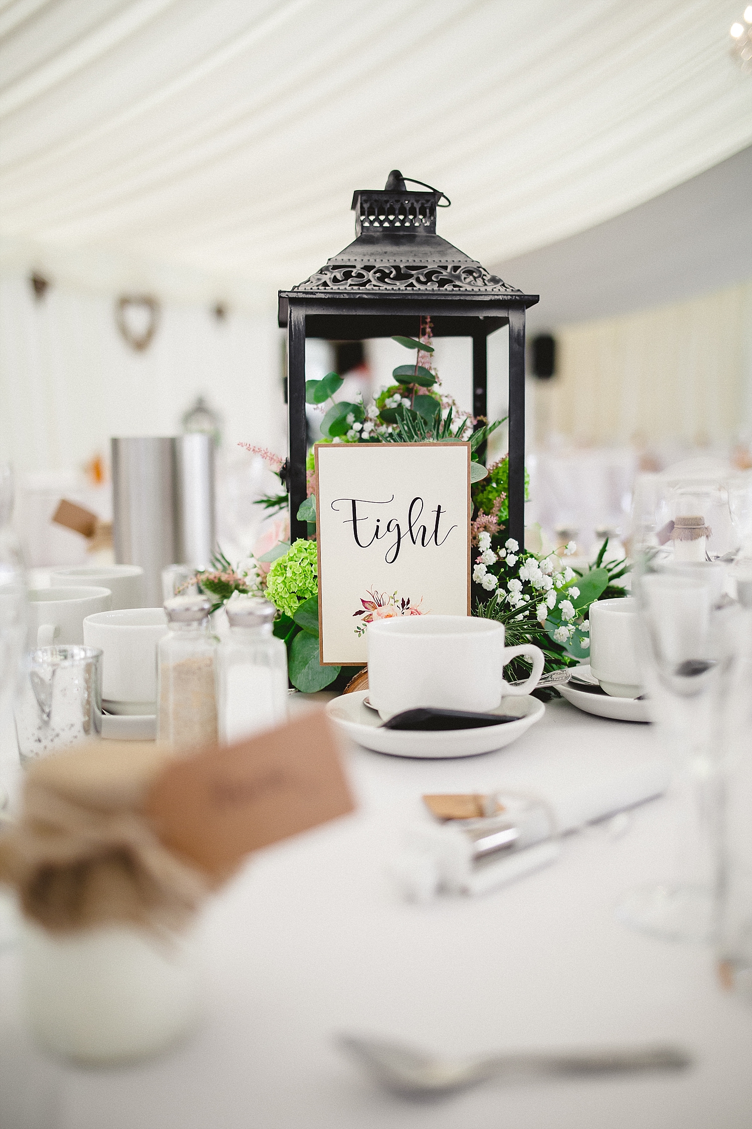 Moor Hall Wedding Venue - Reception Floral Details - Essex Wedding Photographer