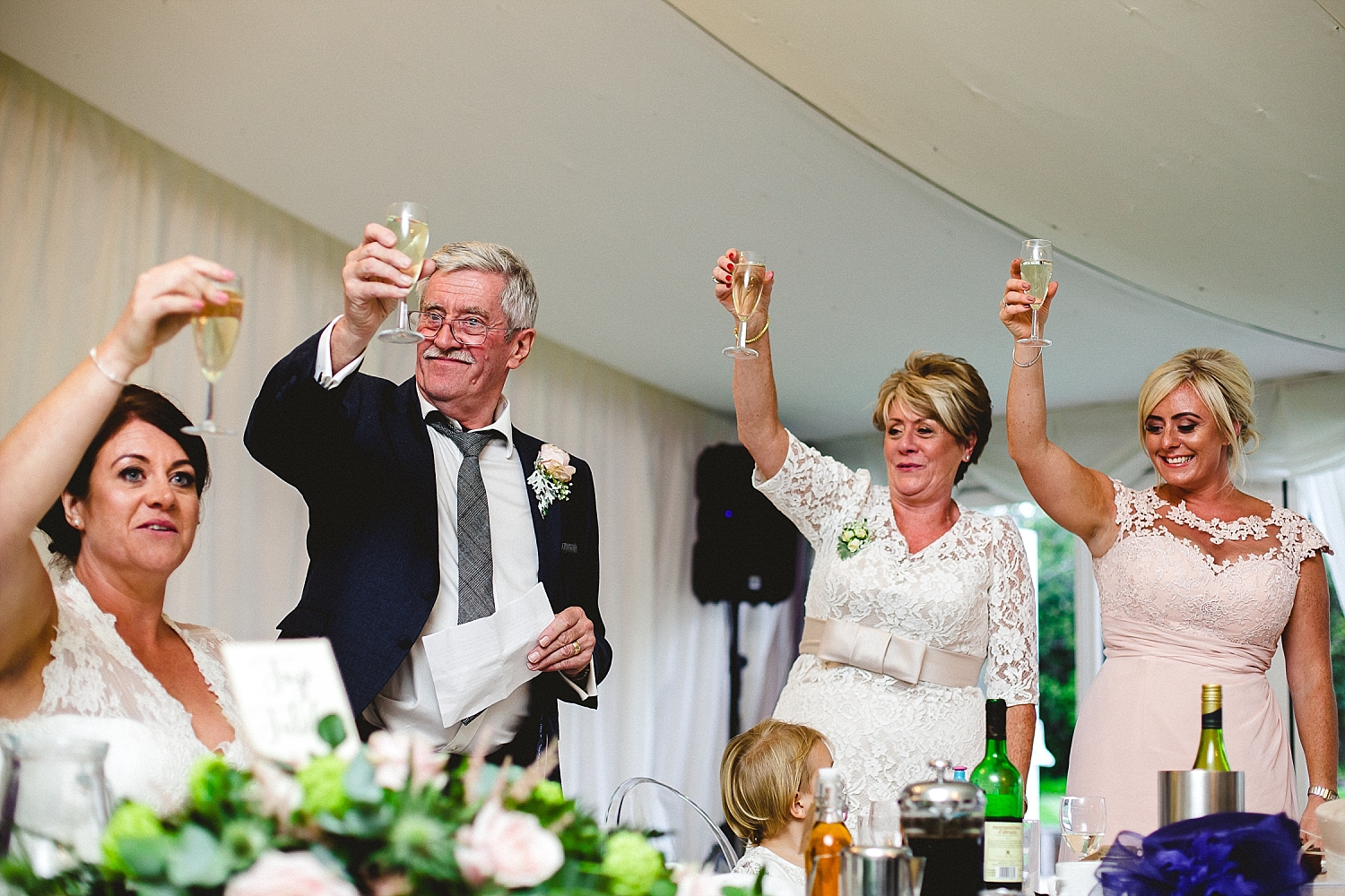 Moor Hall Essex Wedding Photographer - Father of Bride Speech