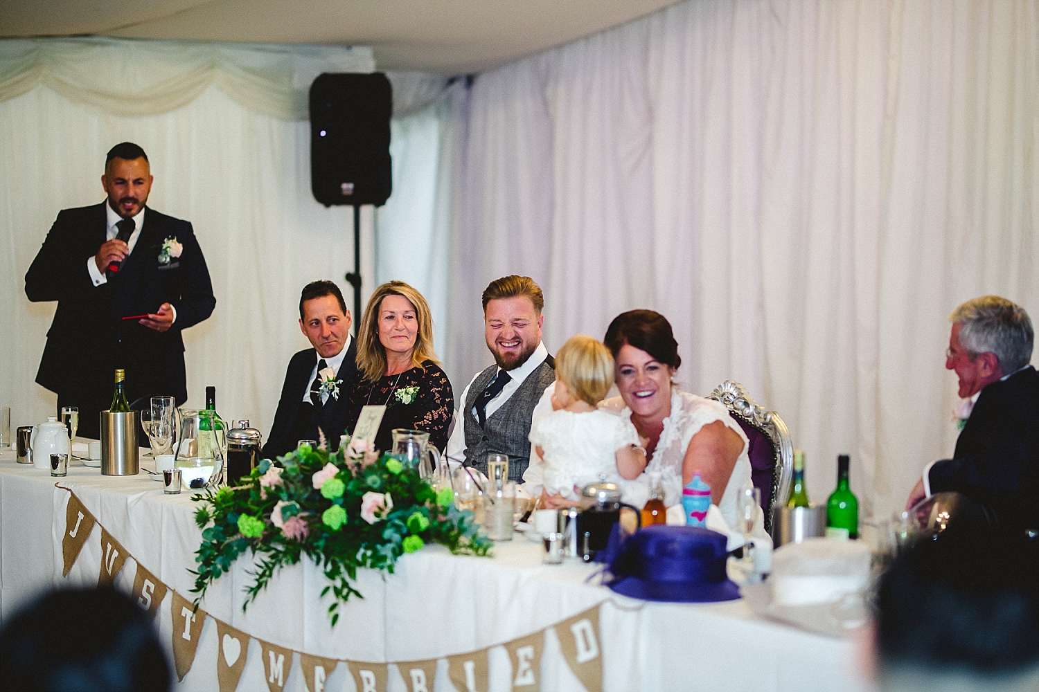 Moor Hall Essex Wedding Photography - Reception Speeches