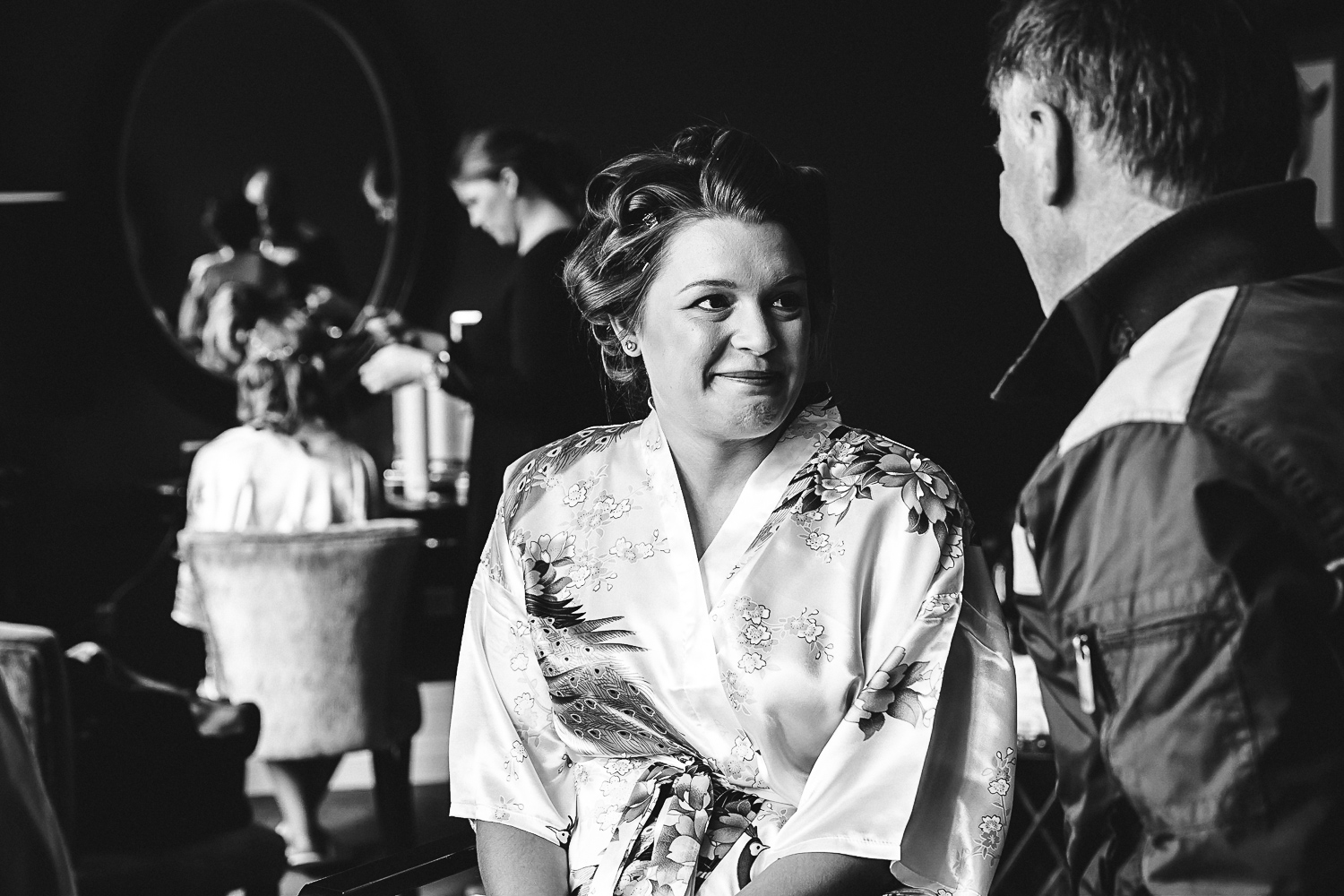 Bridal prep at Swynford Manor