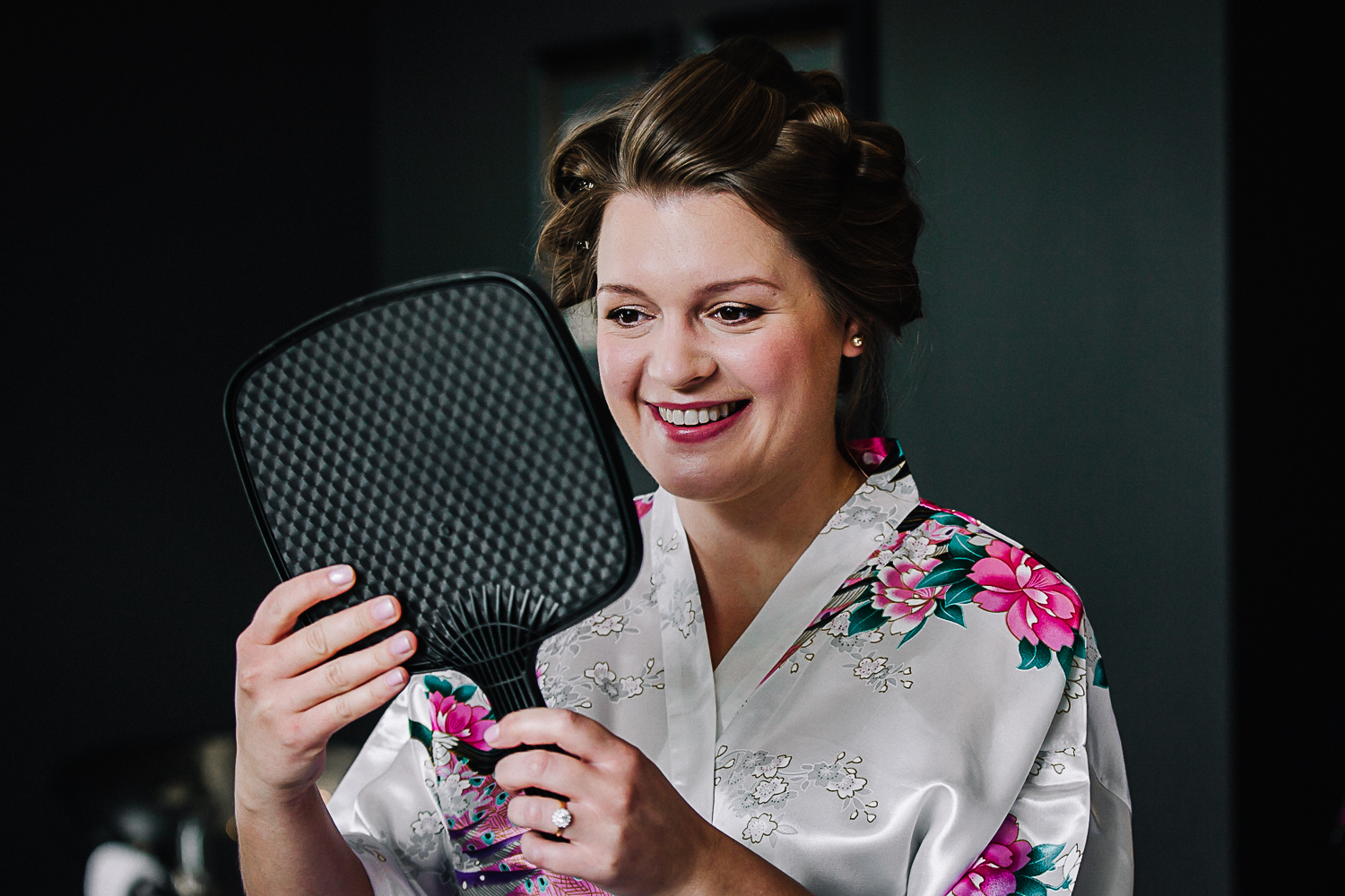 Bride getting ready - Swynford Manor Wedding Photography