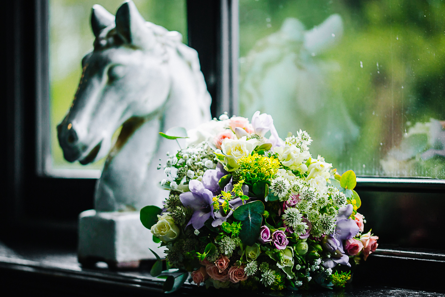 Spring Bouquet at Swynford Manor Wedding - Cambridgeshire Photographer