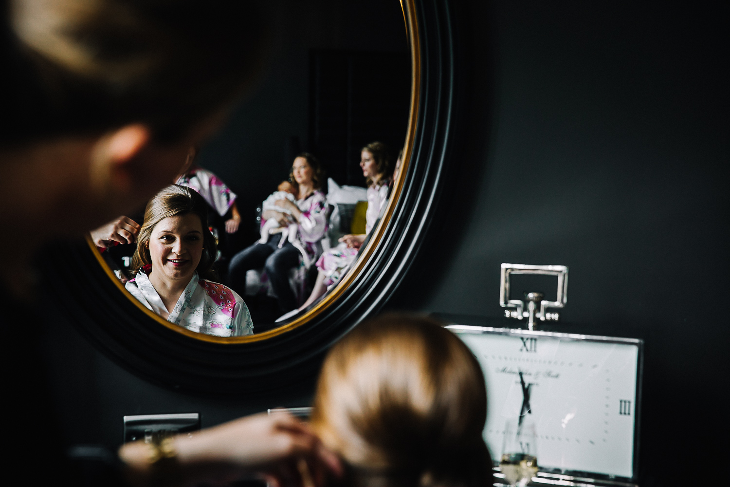 Bride getting ready - Swynford Manor Wedding Photography