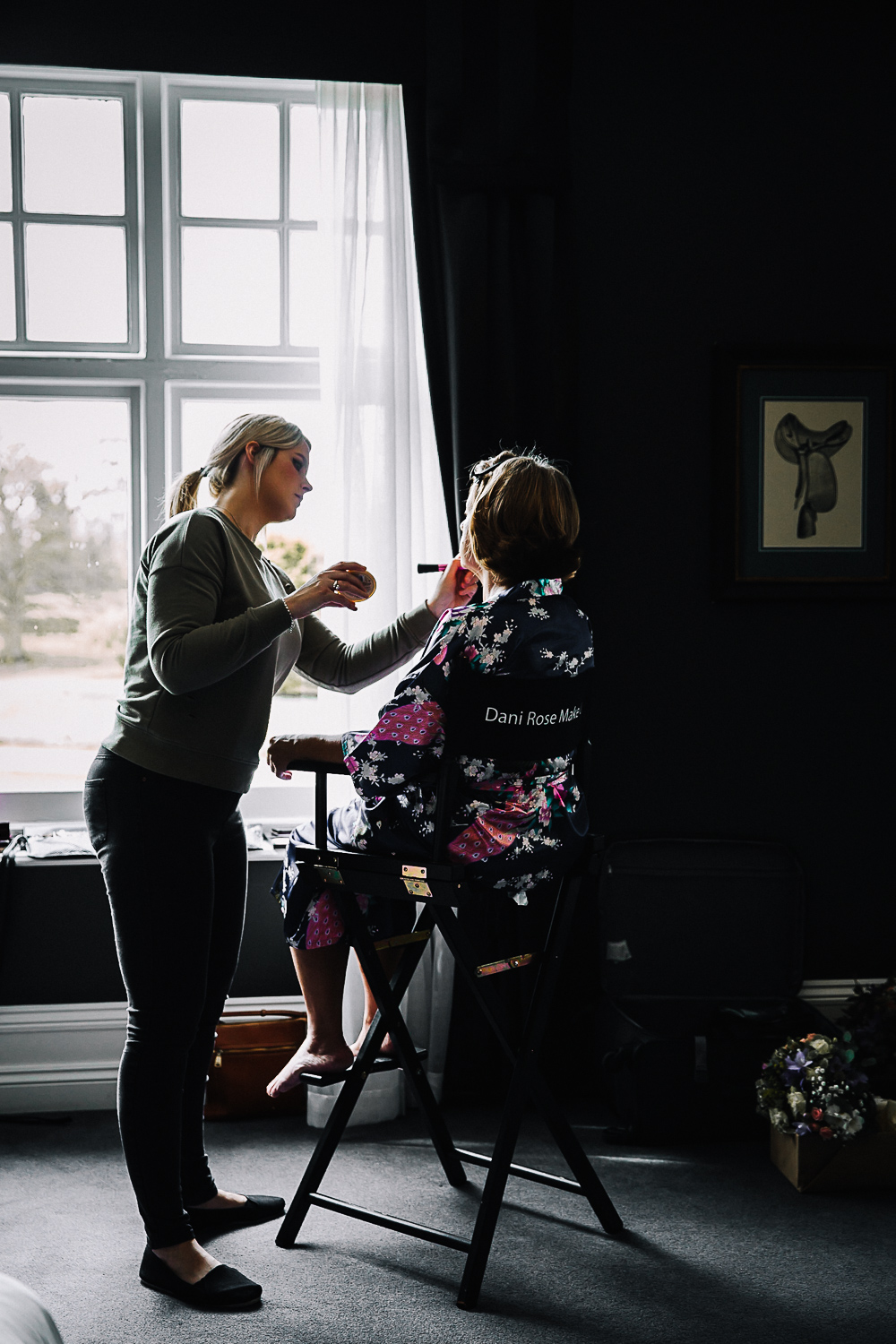 Mother of the Bride getting ready - Swynford Manor Wedding Photographer