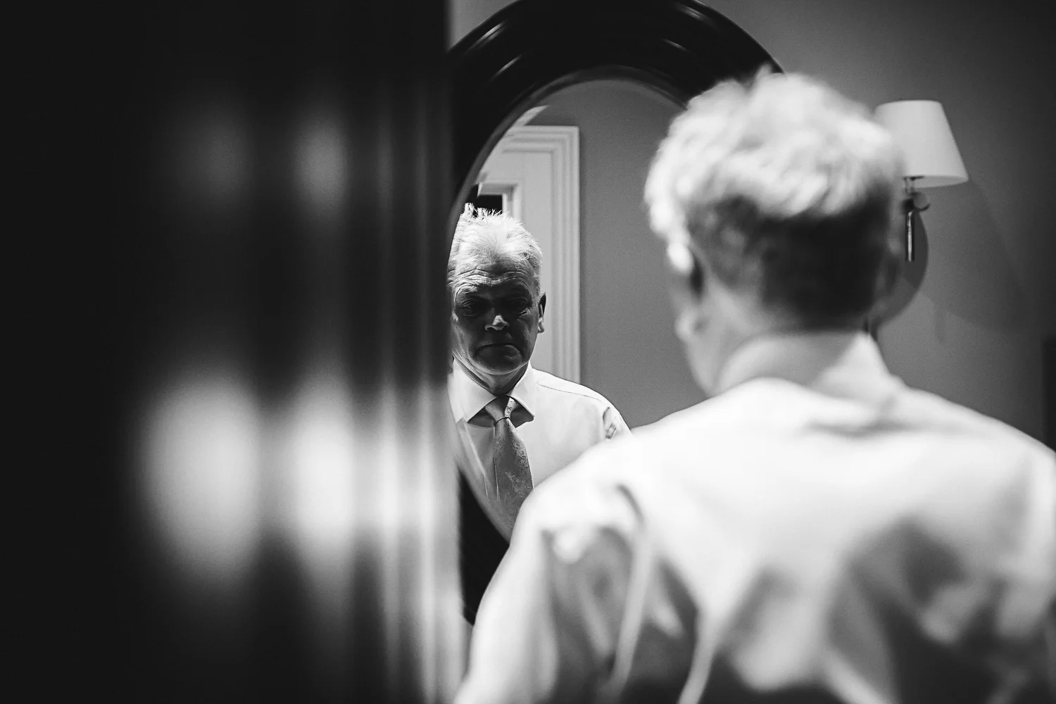 Father of the Bride getting ready - Swynford Manor Wedding Photographer