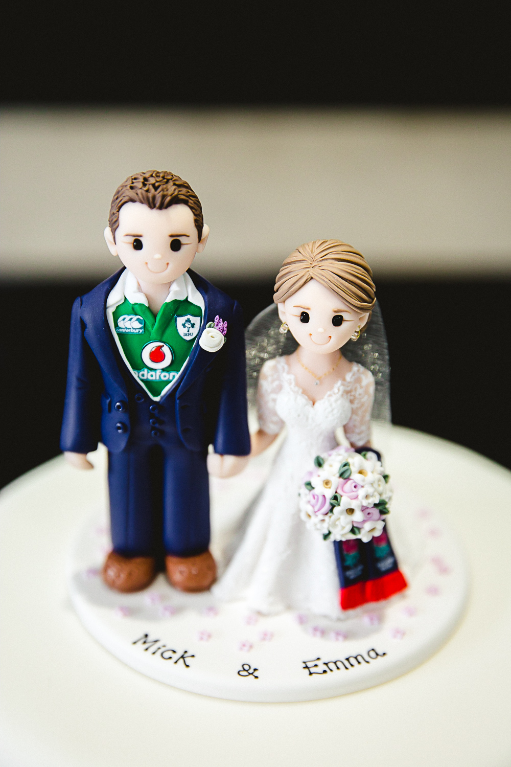 Wedding Cake Topper - Swynford Manor Wedding Photographer