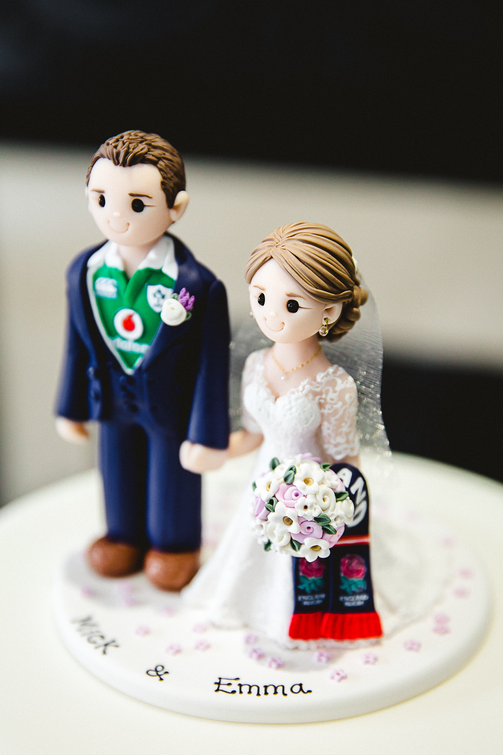 Wedding Cake Topper - Swynford Manor Wedding Photographer