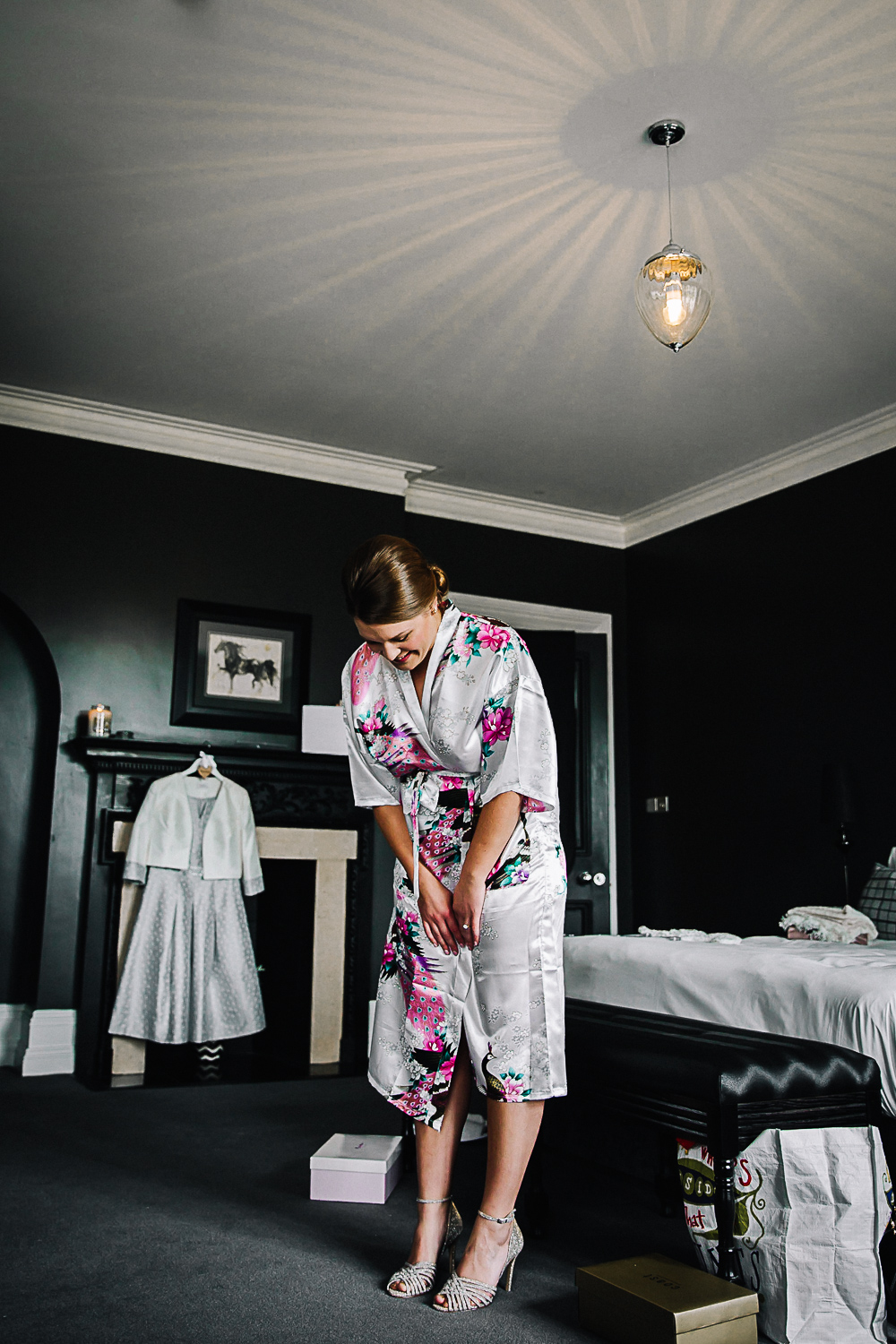 Bride getting ready - Swynford Manor Wedding Photographer