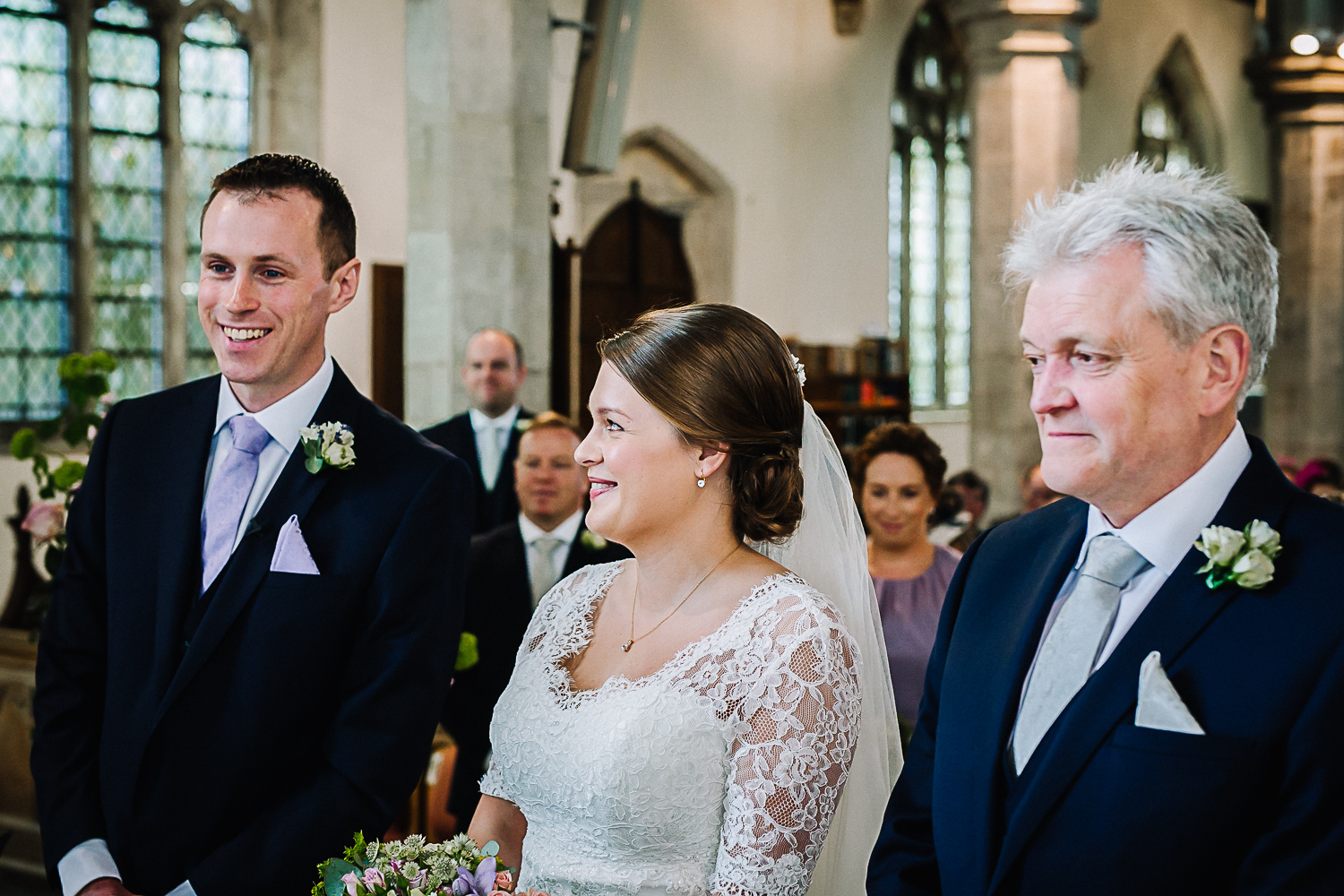 Wedding Ceremony at Cottenham All Saint’s Church - Swynford Manor Wedding Photographer