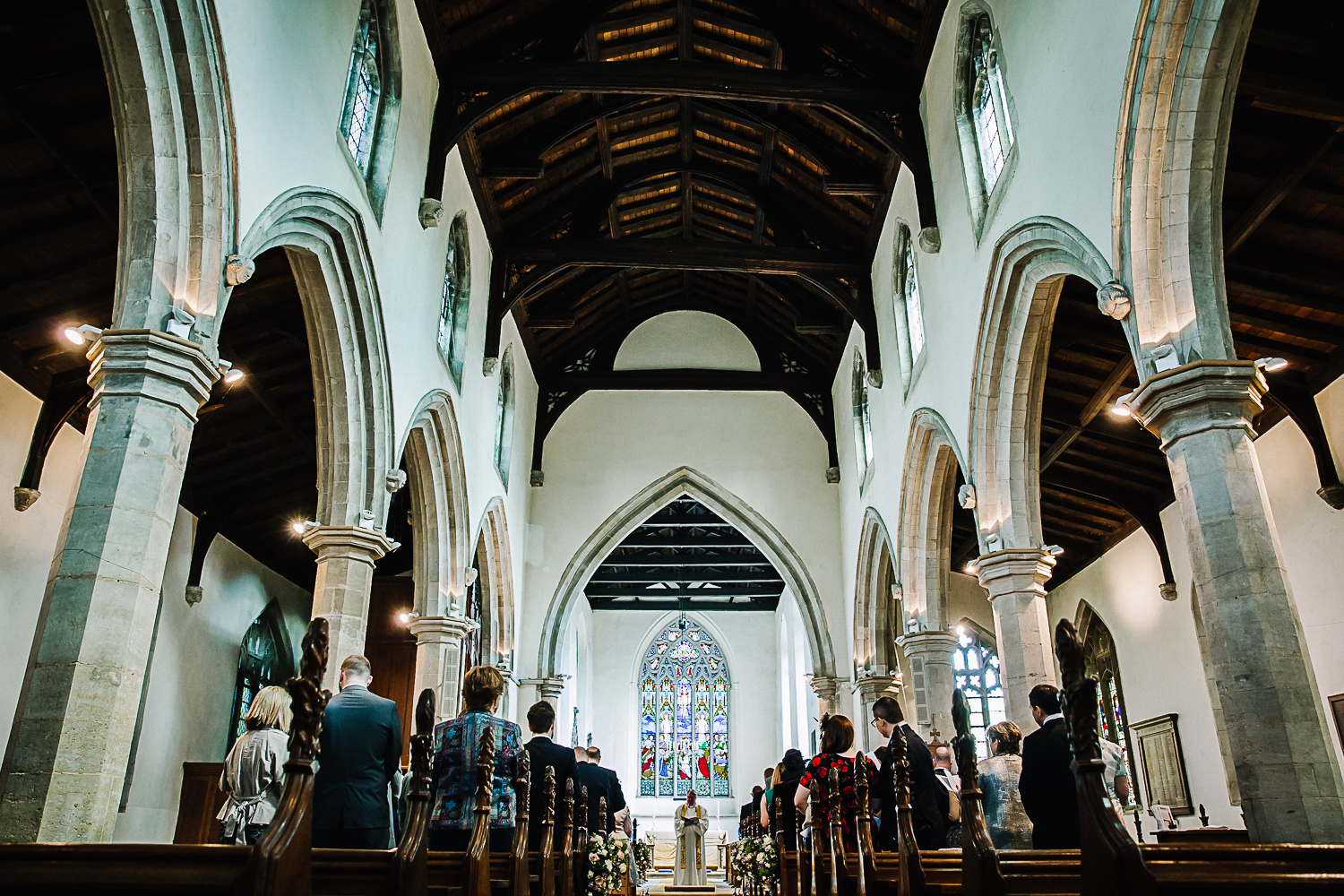 Wedding Ceremony at Cottenham All Saint’s Church - Swynford Manor Wedding Photographer