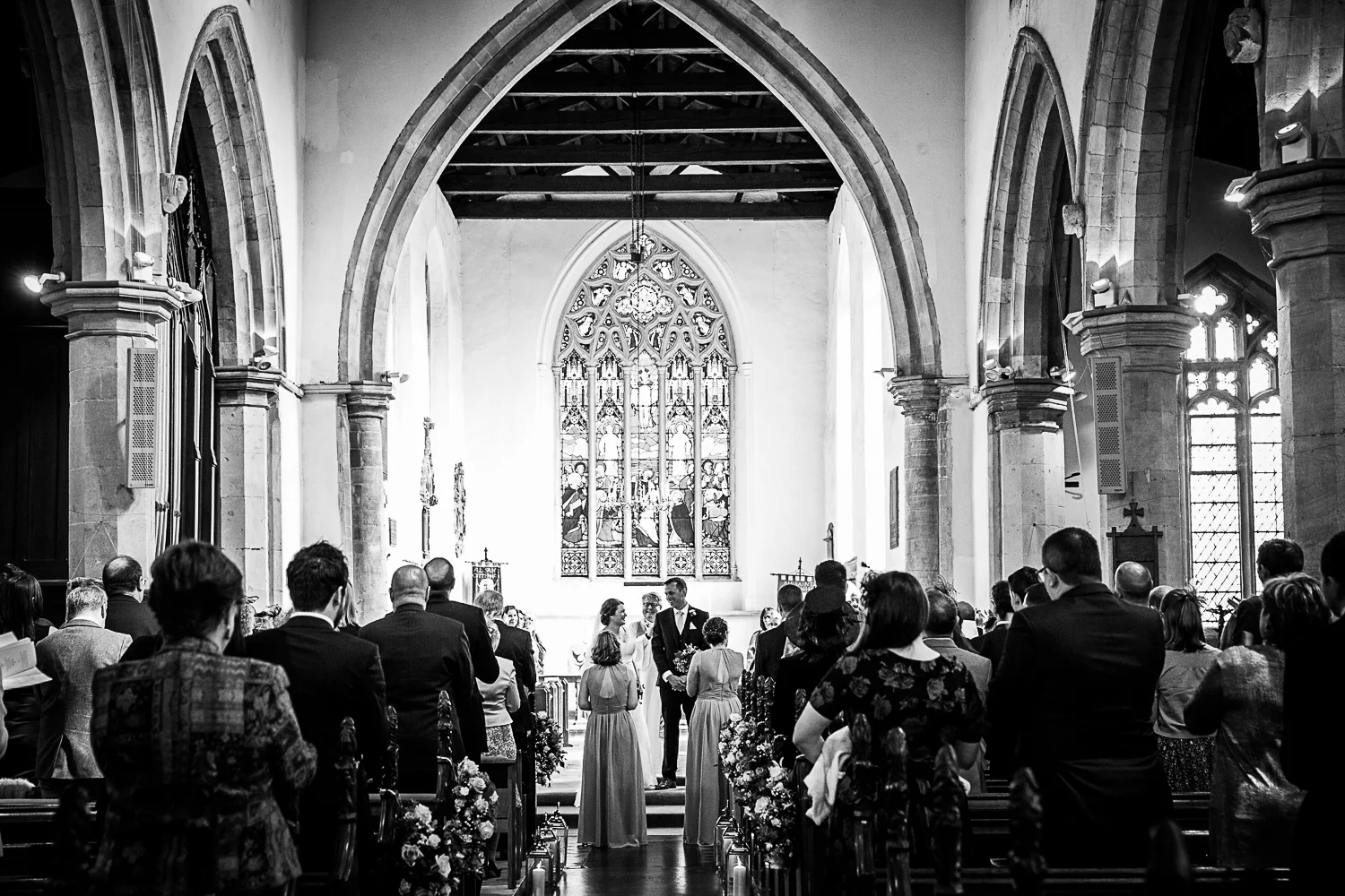 Wedding Ceremony at Cottenham All Saint’s Church - Swynford Manor Wedding Photographer