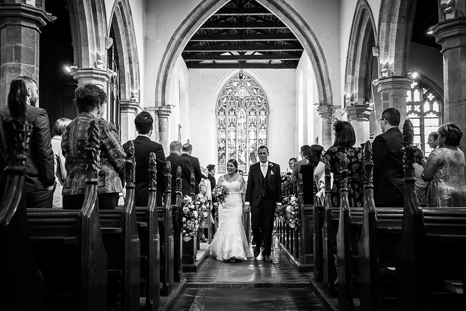 Wedding Ceremony at Cottenham All Saint’s Church - Swynford Manor Wedding Photographer