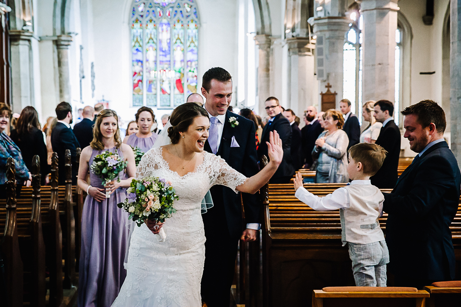 Wedding Ceremony at Cottenham All Saint’s Church - Swynford Manor Wedding Photographer
