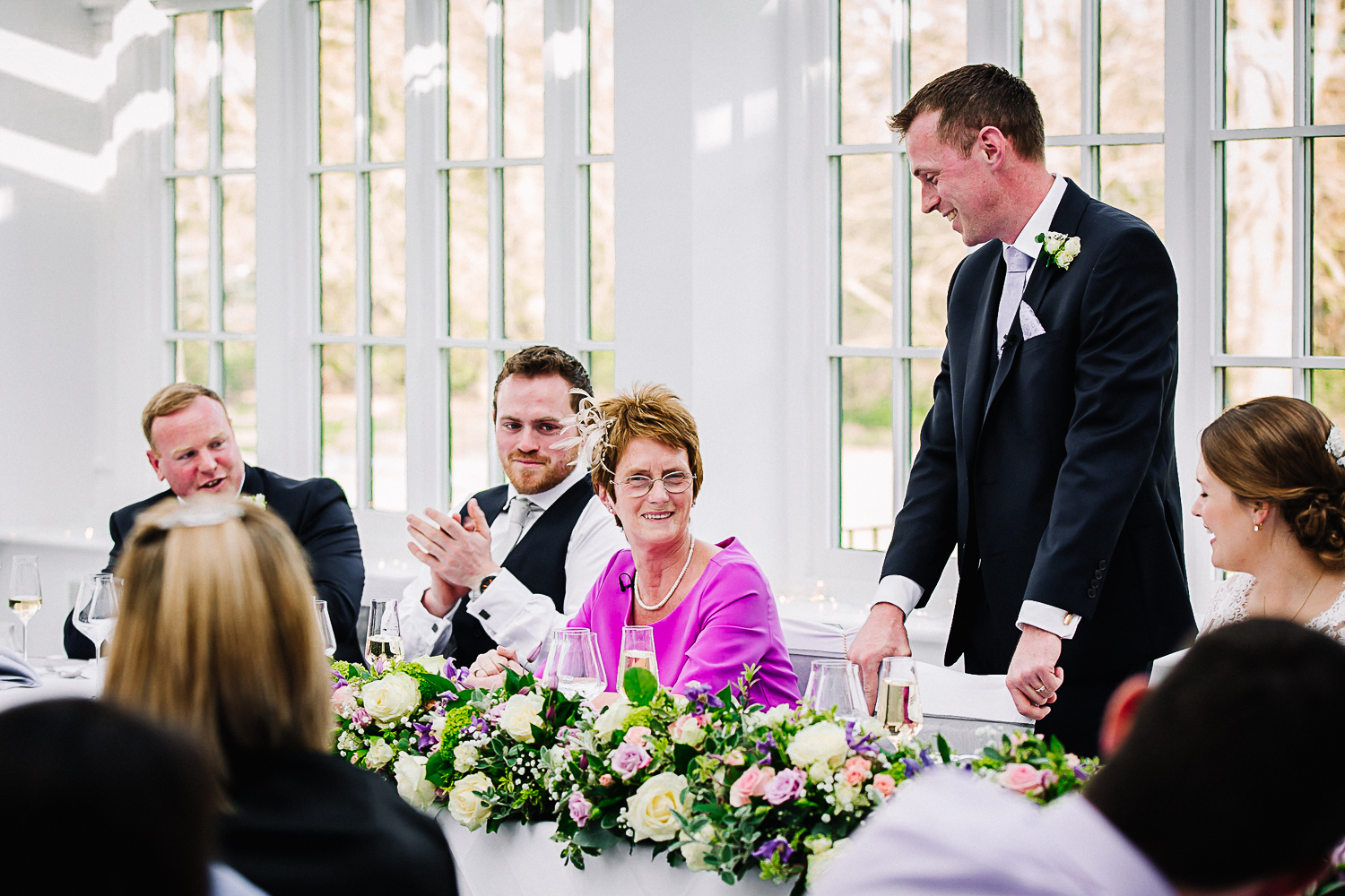 Groom's speech at Swynford Manor Wedding