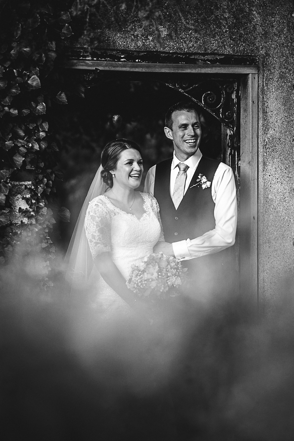 Sunset portrait at Swynford Manor Wedding