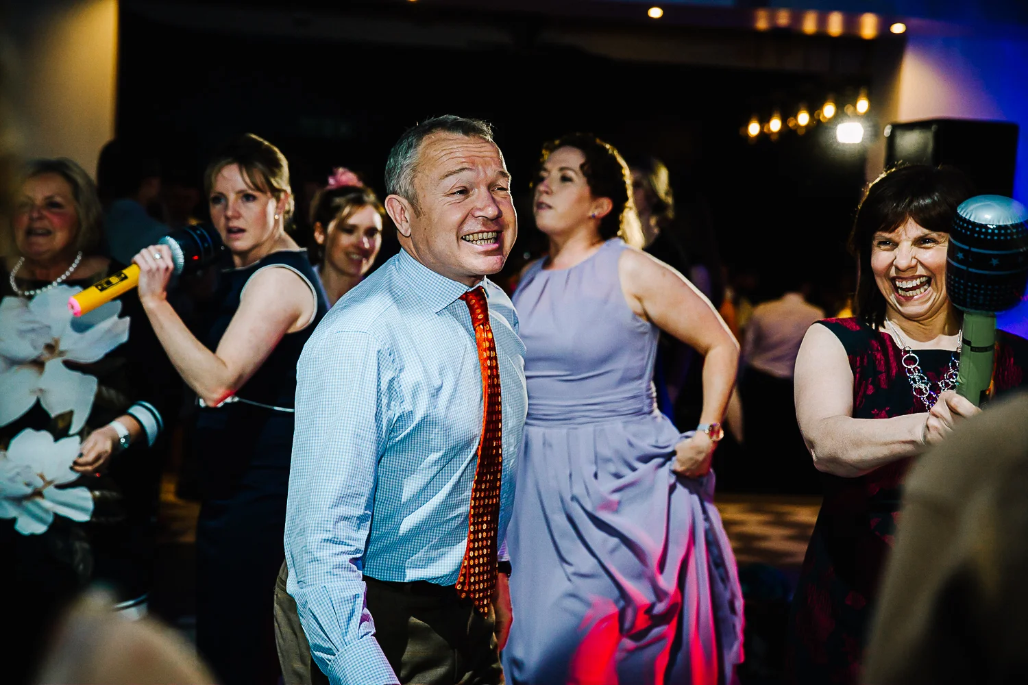 Guests Dancing at Swynford Manor Wedding Cambridge